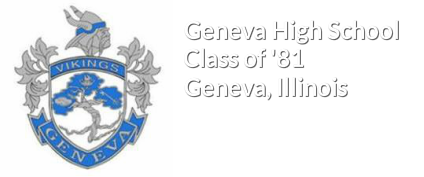 Geneva High School Class of 1981 Geneva, Illinois